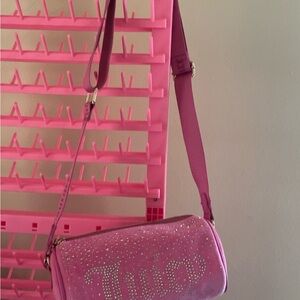 Pink juicy couture barrel bag